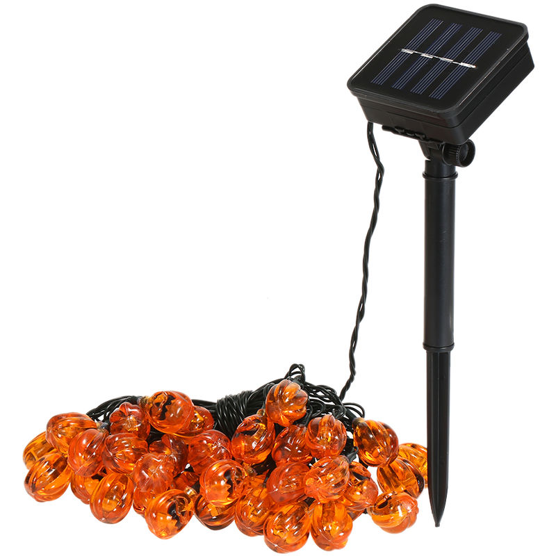 

Calabaza de Halloween luces de cadena solar 40LED 26FT cadena Holiday Party lamparas LED luces de la decoracion de patios Tienda Windows almacena los