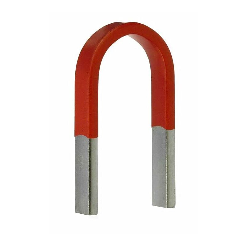 Image of Magnete a ferro di cavallo 45MM - colore rosso