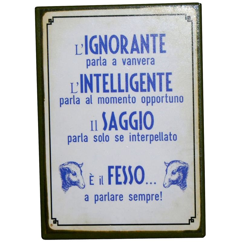 

Calamita magneto “ Vintage' L'ignorante