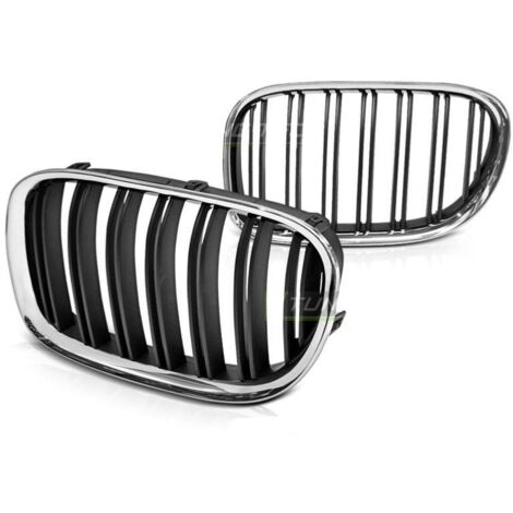 Calandre Avant BMW Serie 7 F01 de 2009 a 2015 Chrome Noir-31779194
