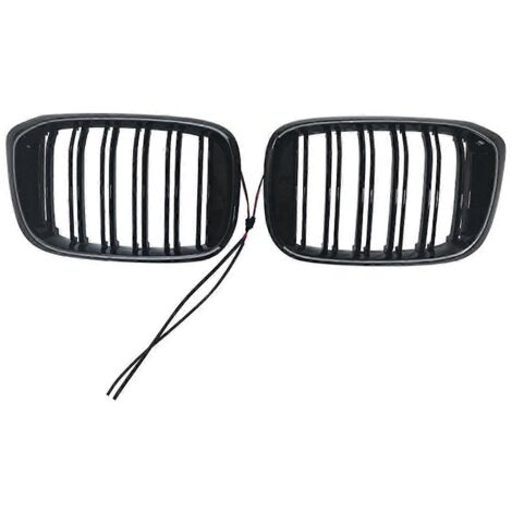 Calandre avant de voiture, grille de capot avant en maille pour BMW X3 G01-Noir-