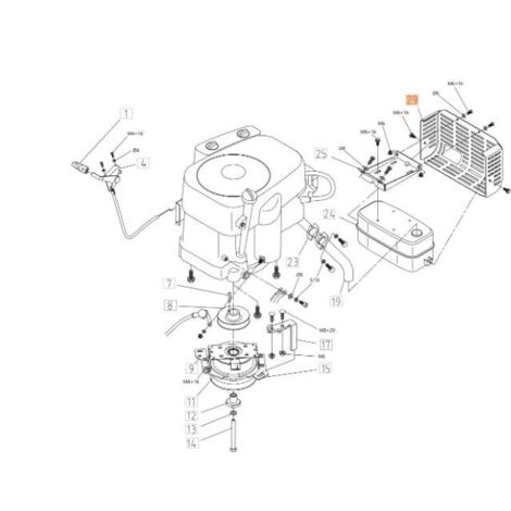 CALandre avant d'origine EMAK TS000011R