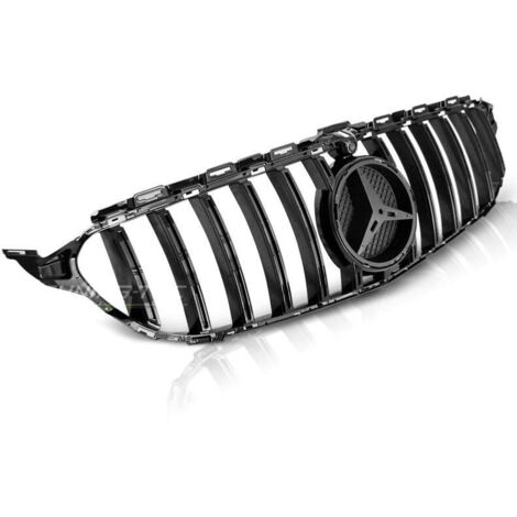 Calandre avant Mercedes Classe C W205 14-18 Look GTR Noir Glossy-31787908