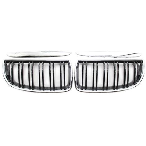 Calandre chromée double avant à double haricot, style sport, pour BMW Série 3 E90 E91 (2005-2008)