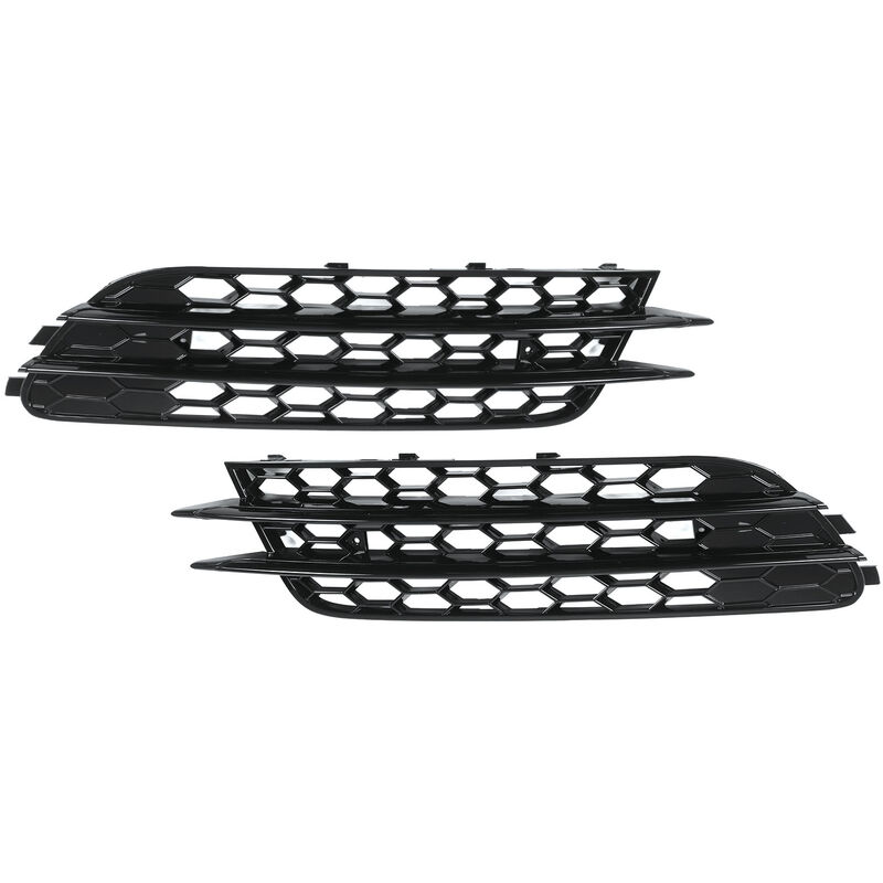 Eosnow - Calandre de phare antibrouillard avant gauche droite, 2 pièces, remplacement noir brillant pour A6 C7 2012 – 2015, Style RS6