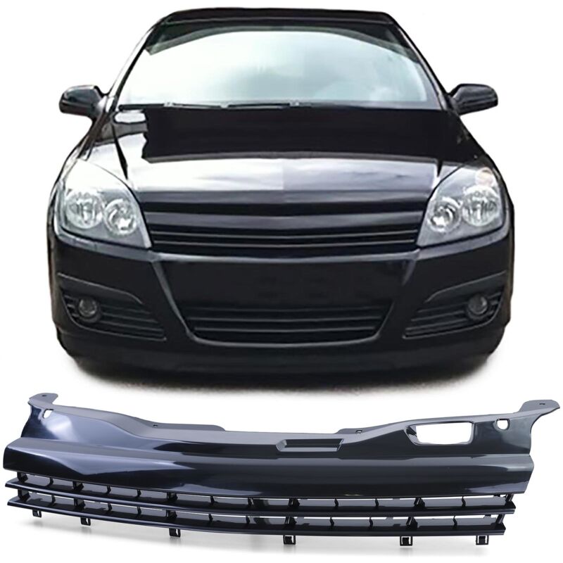 Viking Choice - Calandre de voiture - Opel Astra h 04-06 - Look sportif - Noir