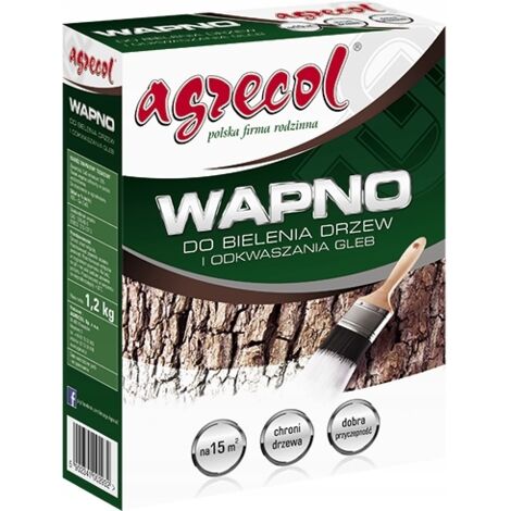 Calce per imbiancare alberi e deacidificare terreni 1,2 kg