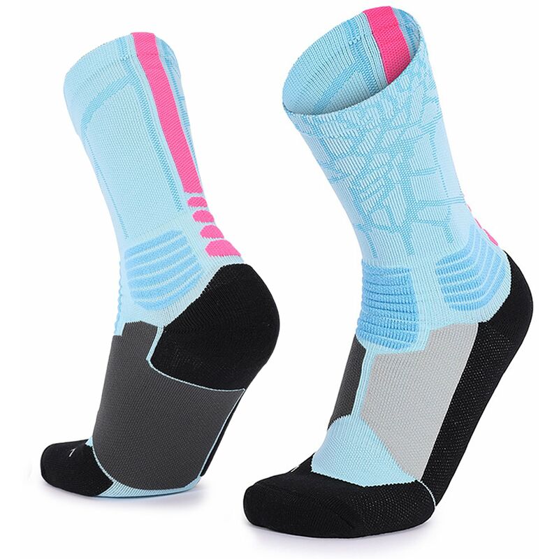 

Calcetines de baloncesto, calcetines de f¨²tbol transpirables para hombres y mujeres, calcetines deportivos,Azul