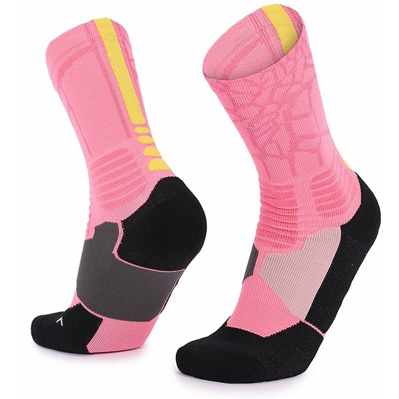 

Calcetines de baloncesto, calcetines de f¨²tbol transpirables para hombres y mujeres, calcetines deportivos,Rosa