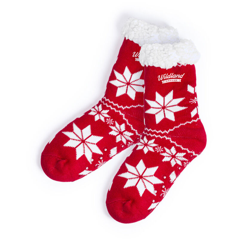 

Calcetines Navidad Wildland Oregon Calcetines Anti Deslizantes Mujer con Forro