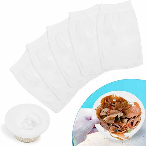 Calcetines skimmer para piscina, calcetines skimmer, calcetines skimmer para piscina, filtros elásticos duraderos, para atrapar hojas de árboles, piscina y proteger la piscina limpia (30 piezas)
