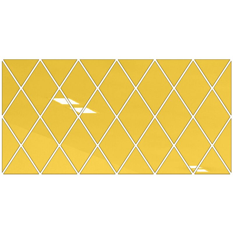 

Calcomanias de pared Etiqueta de la pared Espejo de diamante Diseno reflectante DIY Familia Arte de la pared Etiqueta Decoracion Decoracion,Oro,
