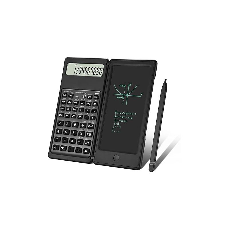 Calculatrices scientifiques, calculatrice de bureau à écran LCD à 10 chiffres avec tablette d'écriture, calculatrice de bureau professionnelle pour