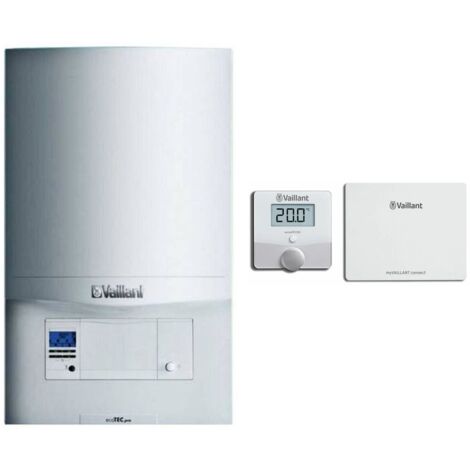 Caldaia a Condensazione Vaillant ECOTEC PRO VMW 236/5-3+ con SensoROOM Connect Wi-Fi 0020256400 Metano/Gpl Completo di Kit Scarico Fumi