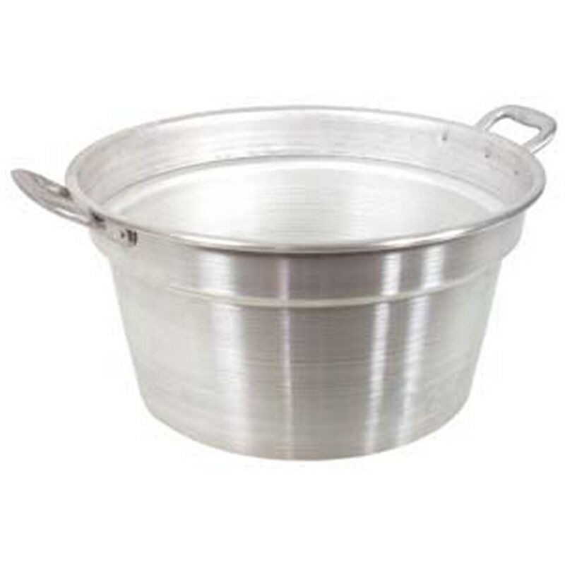 Caldara in alluminio senza coperchio - ø cm.42x23h.