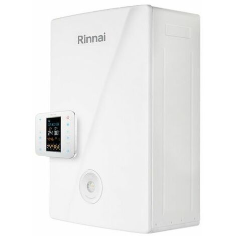 Caldaia Rinnai a Condensazione Momiji 29 kW con Cronotermostato Wi-Fi Intergrato Metano Low NOx REB-KAI2529FF con Kit scarico Fumi Sdoppiato di Serie Kit Fumi Sdoppiato,Metano