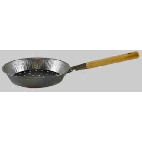 Caldarrostiera con manico legno diametro 30 cm
