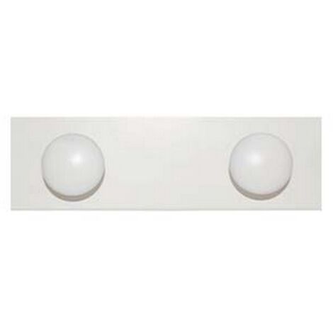 Calder Appendiabiti Legno Posti 2 Bianco