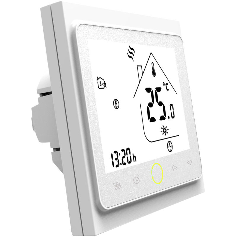 

Caldera 3A agua / gas de calefaccion termostato con pantalla tactil LCD Pantalla de ahorro de energia termostato inteligente Controlador de