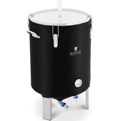 Caldera de fermentación de contenedores para cerveza y vino con aislamiento 0-40 °C 60 l