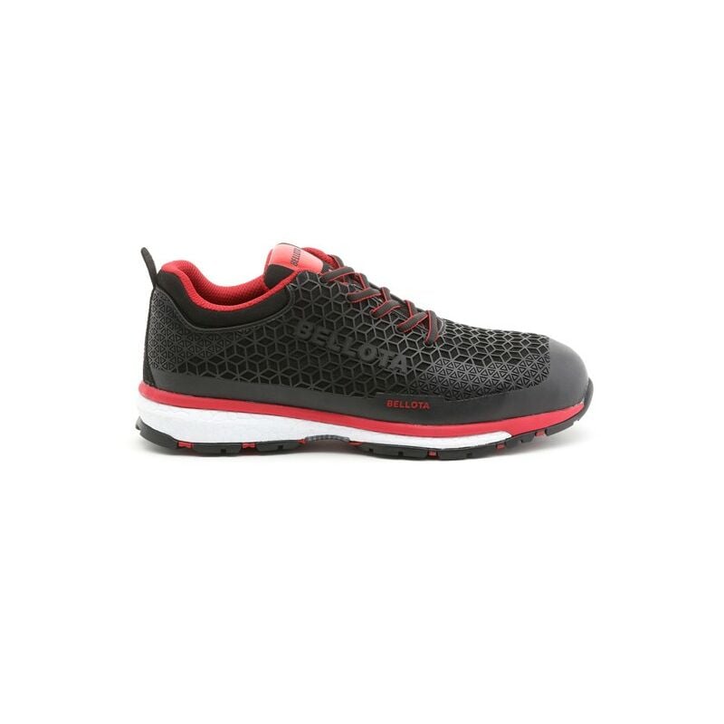 

Zapato deportivo s3 negro-rojo
