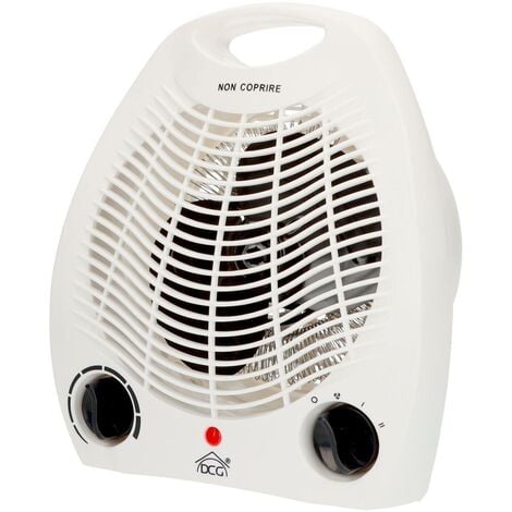 Caldobagno termoconvettore termoventilatore 1000/2000w termostato stufa