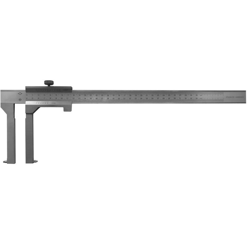 MIB - Pied à coulisse pour tambours de frein en inoxydable longueur 150 mm mesures intérieures 0-500 mm et extérieures 50-550 mm CALDR515