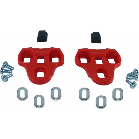 cale Chaussure vélo Rouge 9° Compatible Look keo Cales Paire Route