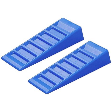 Cale De Nivellement 75mm Bleu Jeu De 2 Pièces
