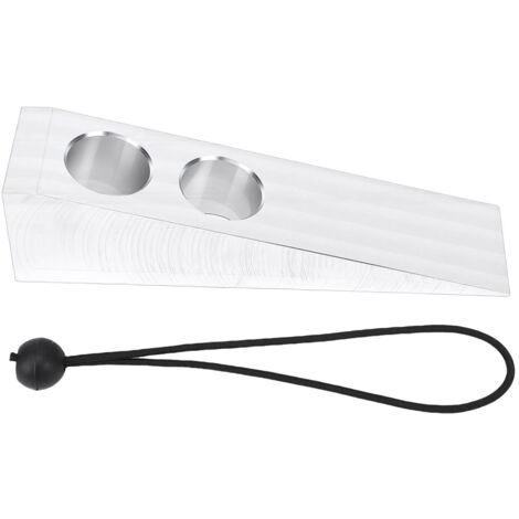 Cale de pompier avec cordon élastique, outil de porte métallique en alliage d'aluminium pour le contrôle d'entrée forcée