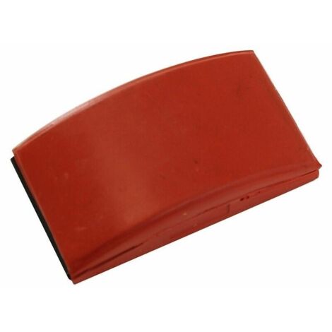 Cale de ponçage caoutchouc rouge Mirka 70x125mm