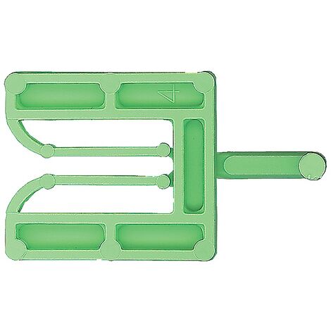 Cale de pose KlicClac en 36 x 40 mm - vert