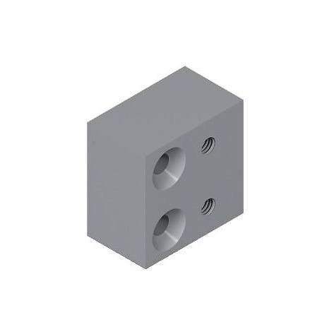 Cale finition blanc pour verrou 6218 pour coulissant menuiserie aluminium - LA CROISÉE DS