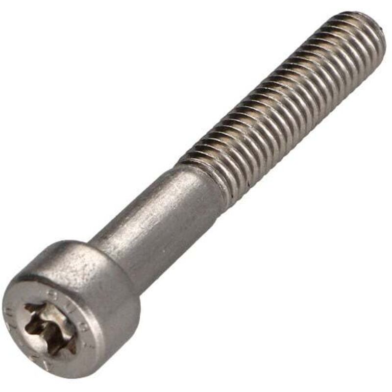 Vis métaux Nylon Tête cylindrique tc Moletée M6X10 Noir-200 pièces