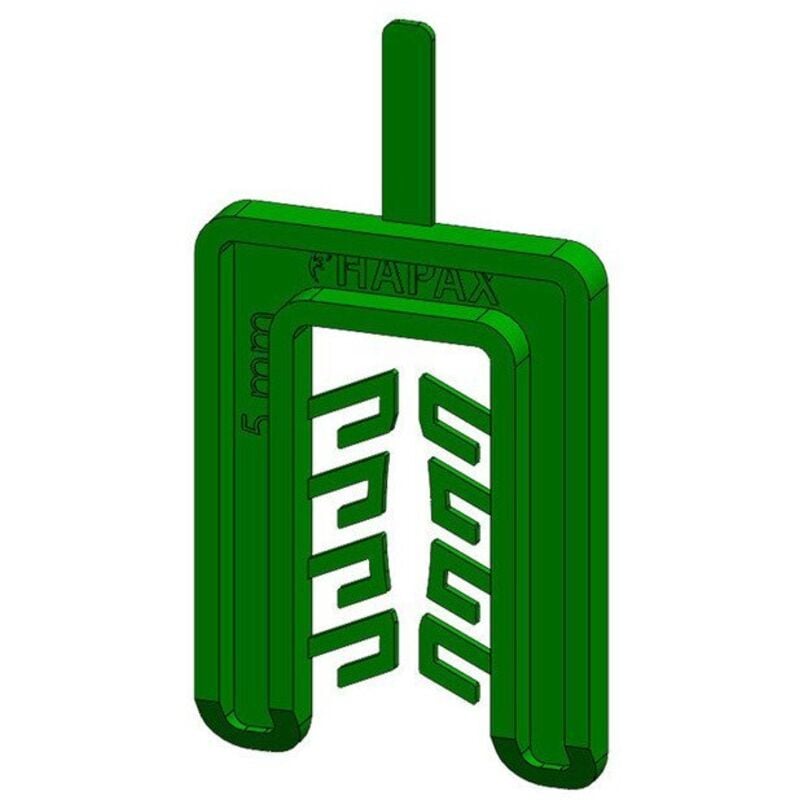 Vis Express - cale Fourchette 55X40 Epaisseur 5 Vert-100 pièces