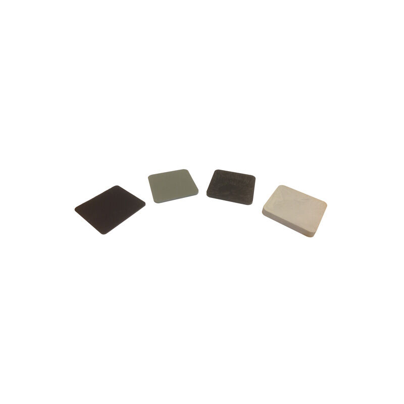 Moncoffrage - cale plastique de réglage dimensions 70x70 mm - pack mix 25 - épaisseur 2 - 3 - 5 - 10 mm