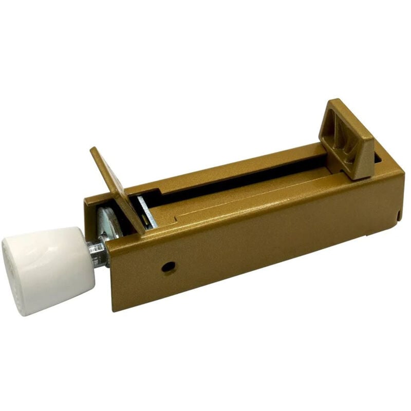 Cale-porte à pédale pour porte lourde 60kg verni bronze - IBFM - 237