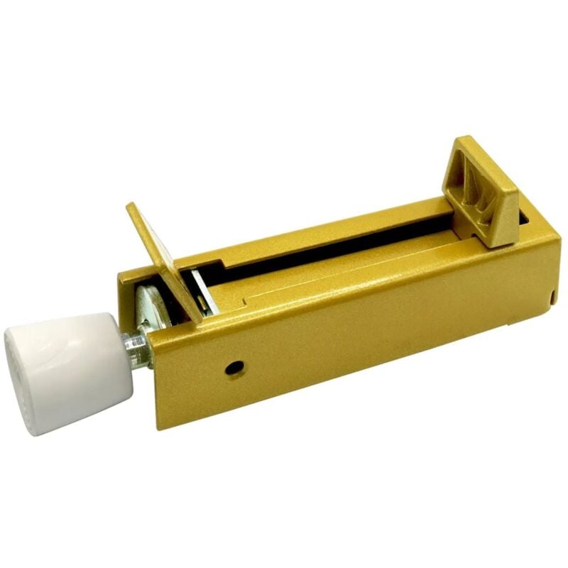 Cale-porte à pédale pour porte lourde 60kg verni or - IBFM - 236