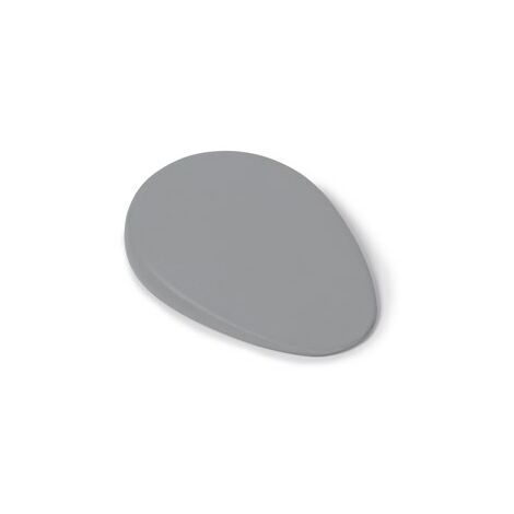 Cale porte amovible REI pétale plastique anthracite 60 x 83 x 14 mm