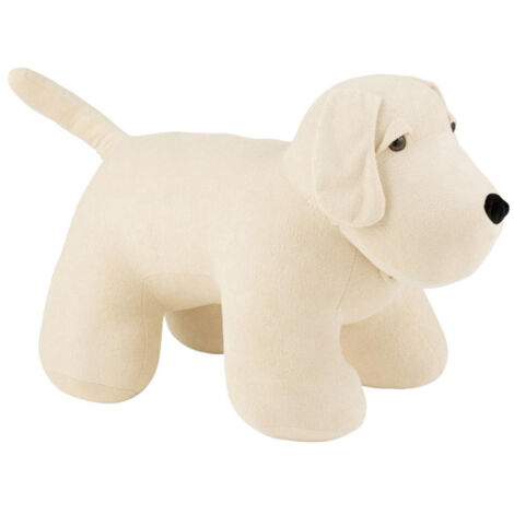 Cale-Porte Chien "Bouclé" 81cm Écru