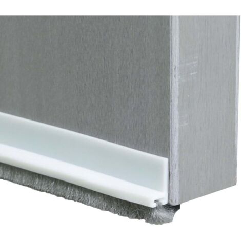 Cale-porte de qualité supérieure pour bas de porte, lot de 1, 5 cm de large x 99 cm de long (blanc)