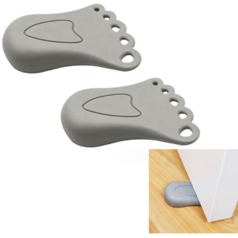Cale porte - Non spécifié - Petit pied - Caoutchouc TPR - 11x2.7 cm - 2 pièces