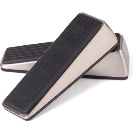 Cale-porte YMYNY en acier inoxydable – Lot de 2 butées de porte – Cale-porte – Maintien parfait même sur des portes lourdes