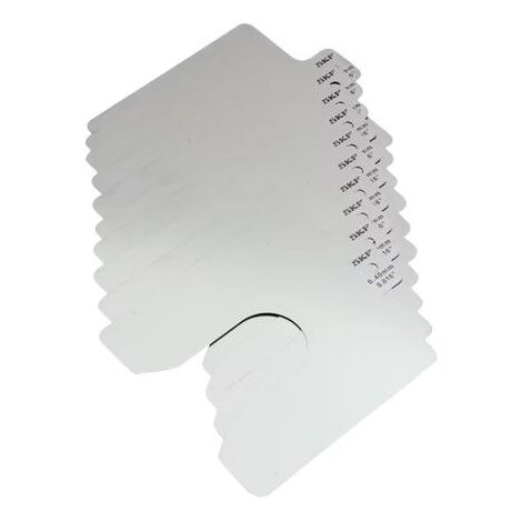 Cale prédécoupée Acier inoxydable, 100mm x 100mm x 0.05mm Gris ( Prix pour 1 )