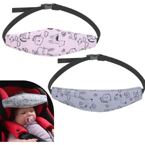Lot De 2 Cales-tête Réglables Pour Enfant Voiture - Soutien Nuque Et Tête En Voiture, Poussette - 7