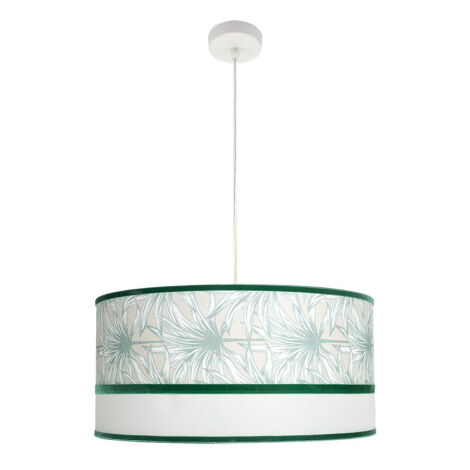 Caledonia Pendelleuchte 3xe27 weiß/grün regx60x60cm