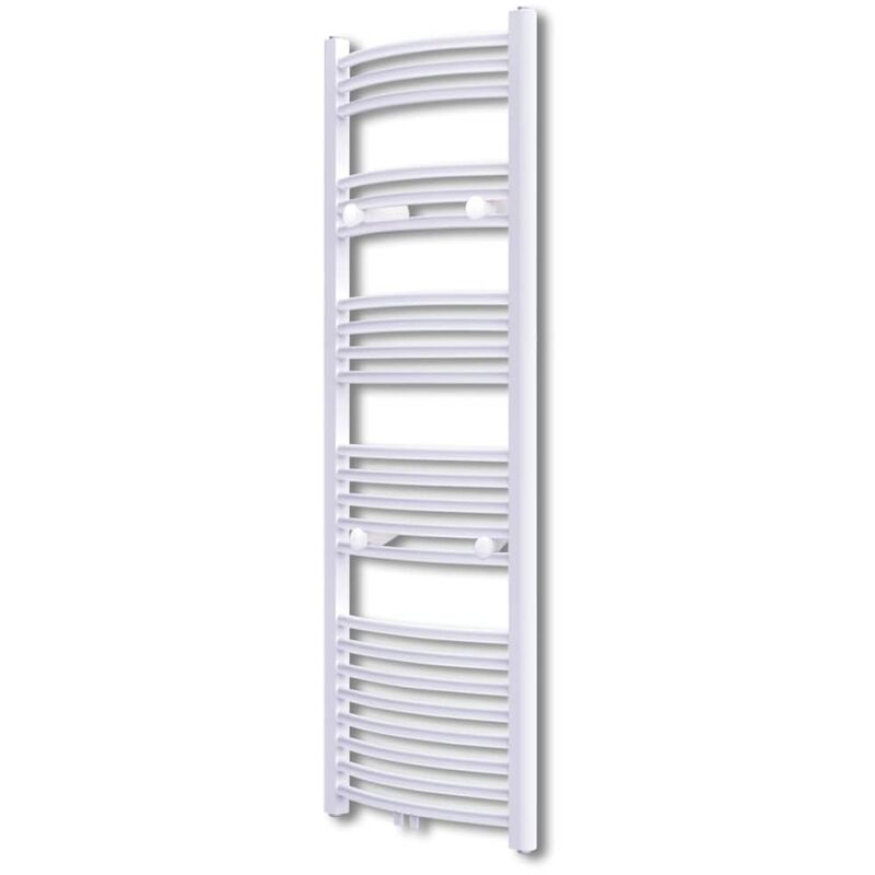 

Radiador Toallero de Baño con Rieles Curvados 500x1424 mm - Blanco - Vidaxl