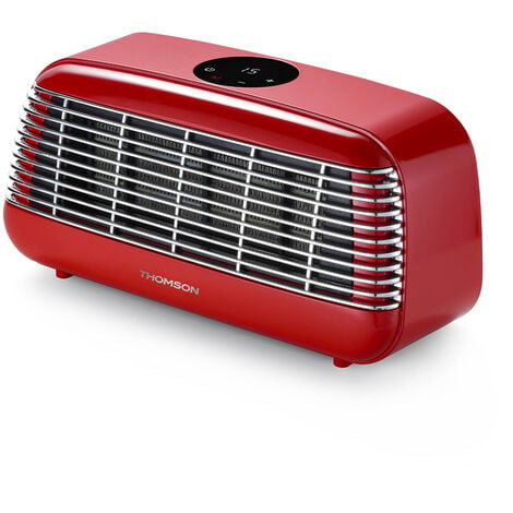 Calefactor Cerámico Fifty THOMSON THSFC25DR Digital Vintage 1500W Rojo