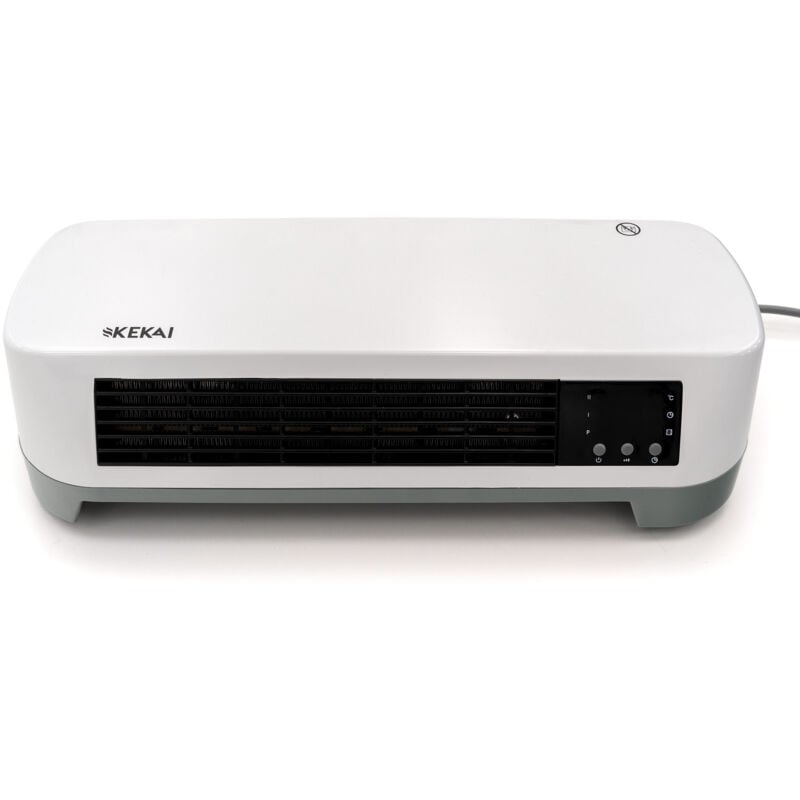 

Calefactor Cerámico de Pared Programable 2000 W con Mando 45x18x11 cm - kekai