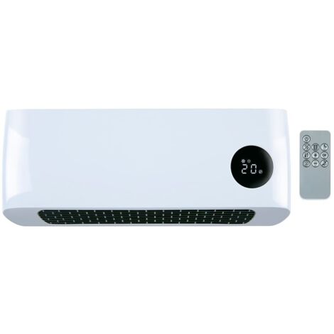 Calefactor de pared 1000/2000 w, blanco 42 x 10,5 x 17,5 cm